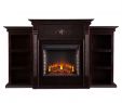 Southern Enterprises Fireplace Elegant Tennyson Electric Fireplace W Bookcases