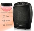 Space Heater that Looks Like Fireplace Fresh Warmtec 1500w Oscillating Ceramic Space Heater with Adjustable thermostat Overheat Protection and Tip Over Protection Etl Listed Portable Electric