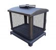 Spark Guard Fireplace Screen Best Of 37 In Outdoor Fire Place Pit with 360° View and Full Sides Spark Guard Screens and Door