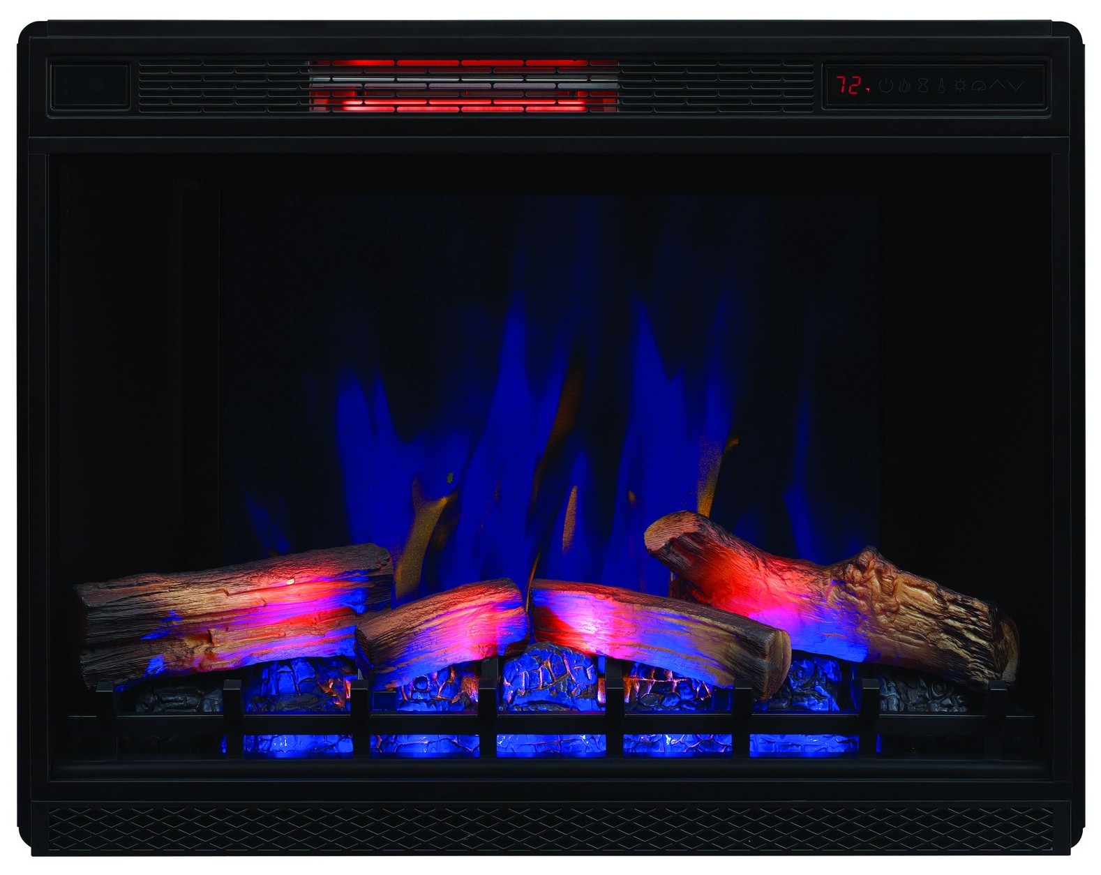 Spectrafire Electric Fireplace Best Of 33" Led 3d Infrared Insert Classic Flame