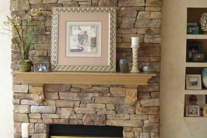 Stacked Stone Fireplace Unique Stone Veneer Fireplace Design Fireplace In 2019