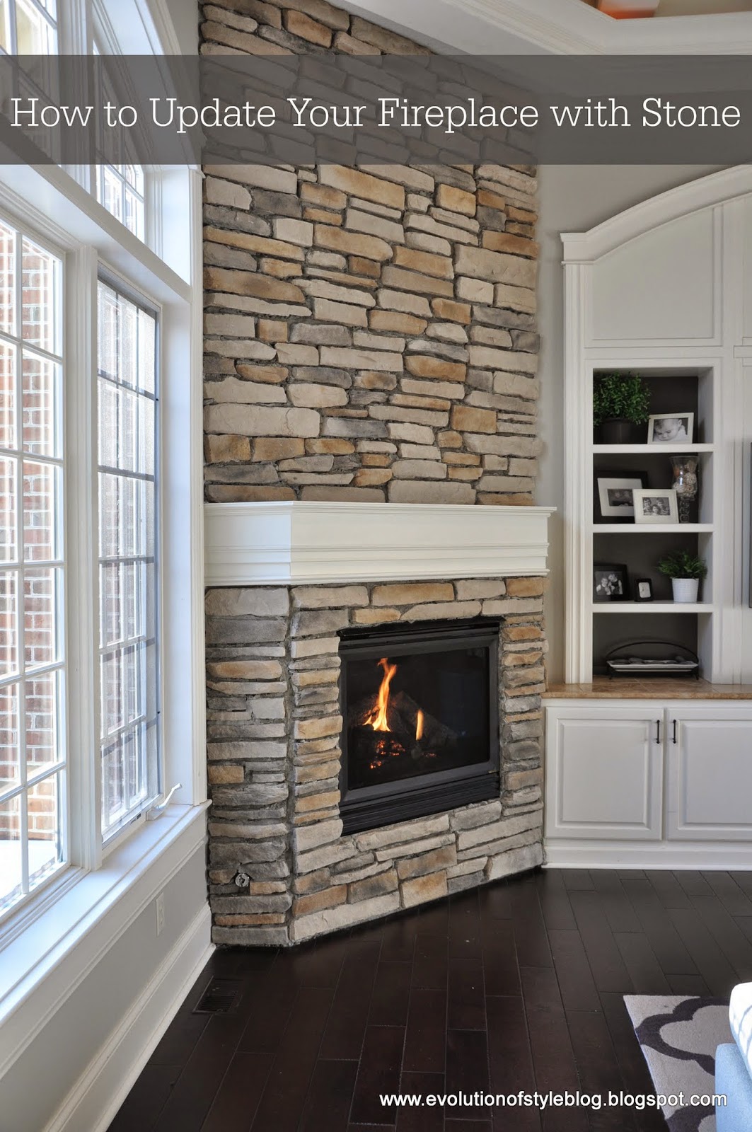 Stacked Stone Tile Fireplace Elegant How to Update Your Fireplace with Stone Evolution Of Style