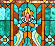 Stained Glass Fireplace Screen New 28"h Tiffany Style Stained Glass Fleur De Lis Fireplace Screen Green 44"w X 28"h