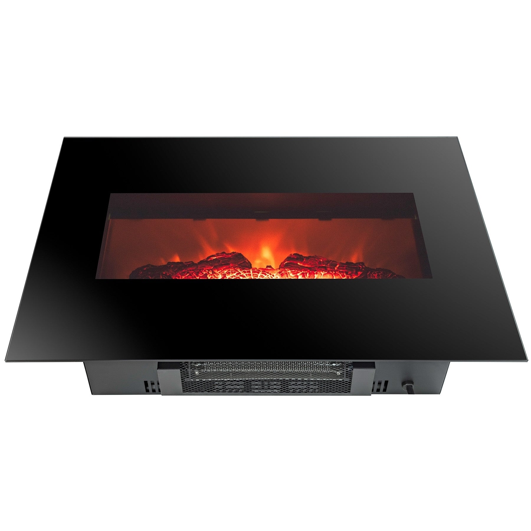 Stainless Steel Electric Fireplace Awesome Golden Vantage Fp0063 26" Wall Mount Electric Fireplace 3d Flames Firebox W Logs Heater