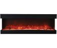 Stainless Steel Electric Fireplace Luxury Amantii Tru View 3 Sided Built In Electric Fireplace 72 Tru View Xl 72”
