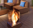 Stainless Steel Fireplace Elegant the Ecosmart Fire Mini T Fireplace is A Sleek Contemporary