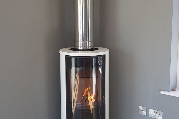 Stainless Steel Fireplace New Recent Installation by Our Team Of This Beautiful Contura