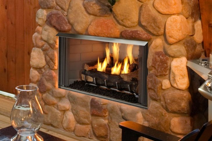 Stainless Steel Fireplace Surround Elegant Outdoor Lifestyles Villa Gas Pact Outdoor Fireplace
