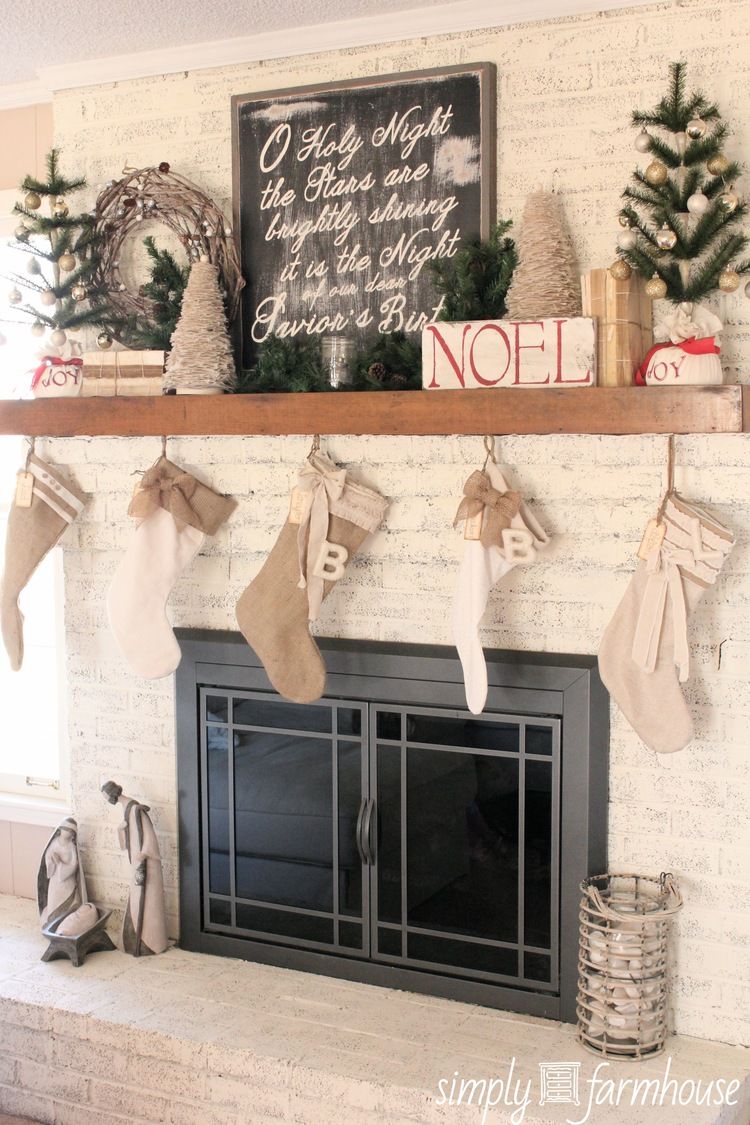 Stoll Fireplace Elegant Reflection Christmas Mantle