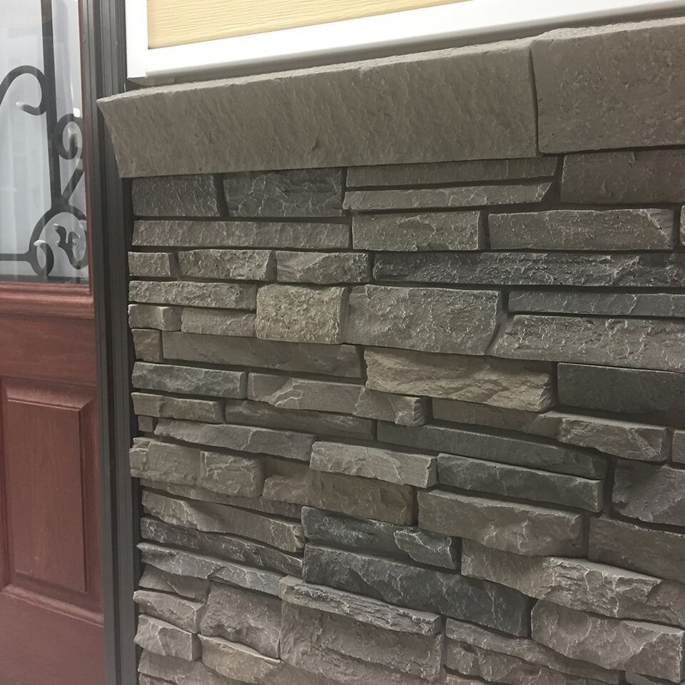 Stone Facade Fireplace Inspirational Quality Stone Stacked Stone Grey Blend [grey Gray