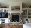 Stone Fireplace with Built Ins Lovely Gas Fireplace with Stacked Stone Pieced Hearth Corbels