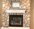 Stone Fireplace with Mantel Best Of Exciting River Rock Fireplace Inspiration