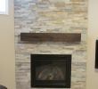 Stone Fireplace with Mantel Inspirational Ledge Stone Fireplace with Rustic Reclaimed Wood Mantel