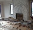 Stone Fireplace with Mantel Lovely White Quartz Fireplace Surround