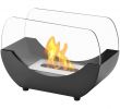 Tabletop Electric Fireplace Beautiful Liberty Black Tabletop Ventless Ethanol Fireplace