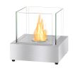 Tabletop Electric Fireplace Elegant Cube Tabletop Ventless Ethanol Fireplace