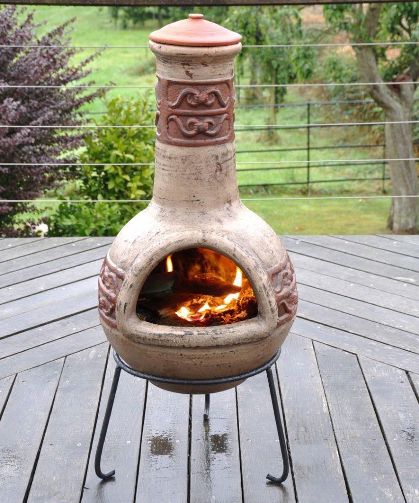 Terracotta Fireplace Lovely Unique Clay Chiminea