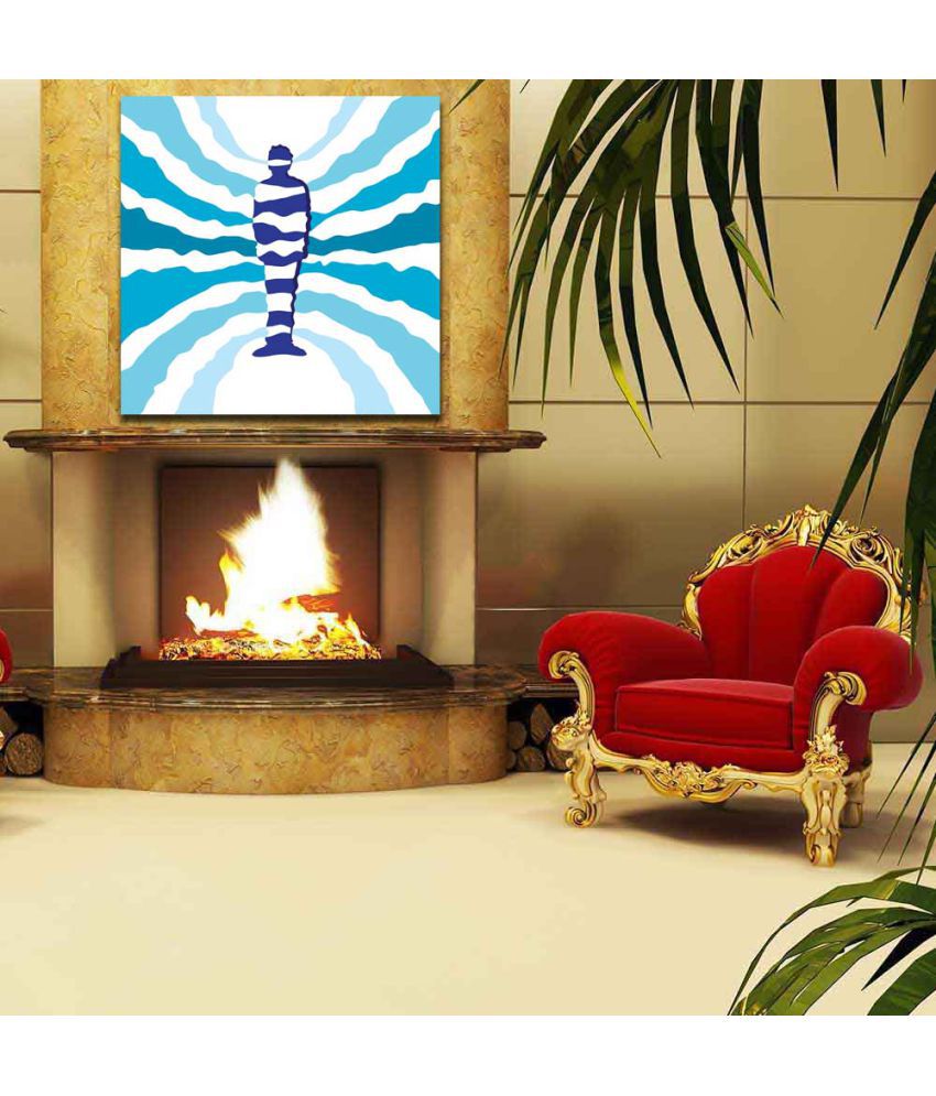 The Fireplace Man Fresh Pitaara Box Psychedelic Man Pvc Vinyl Multicolour Wall