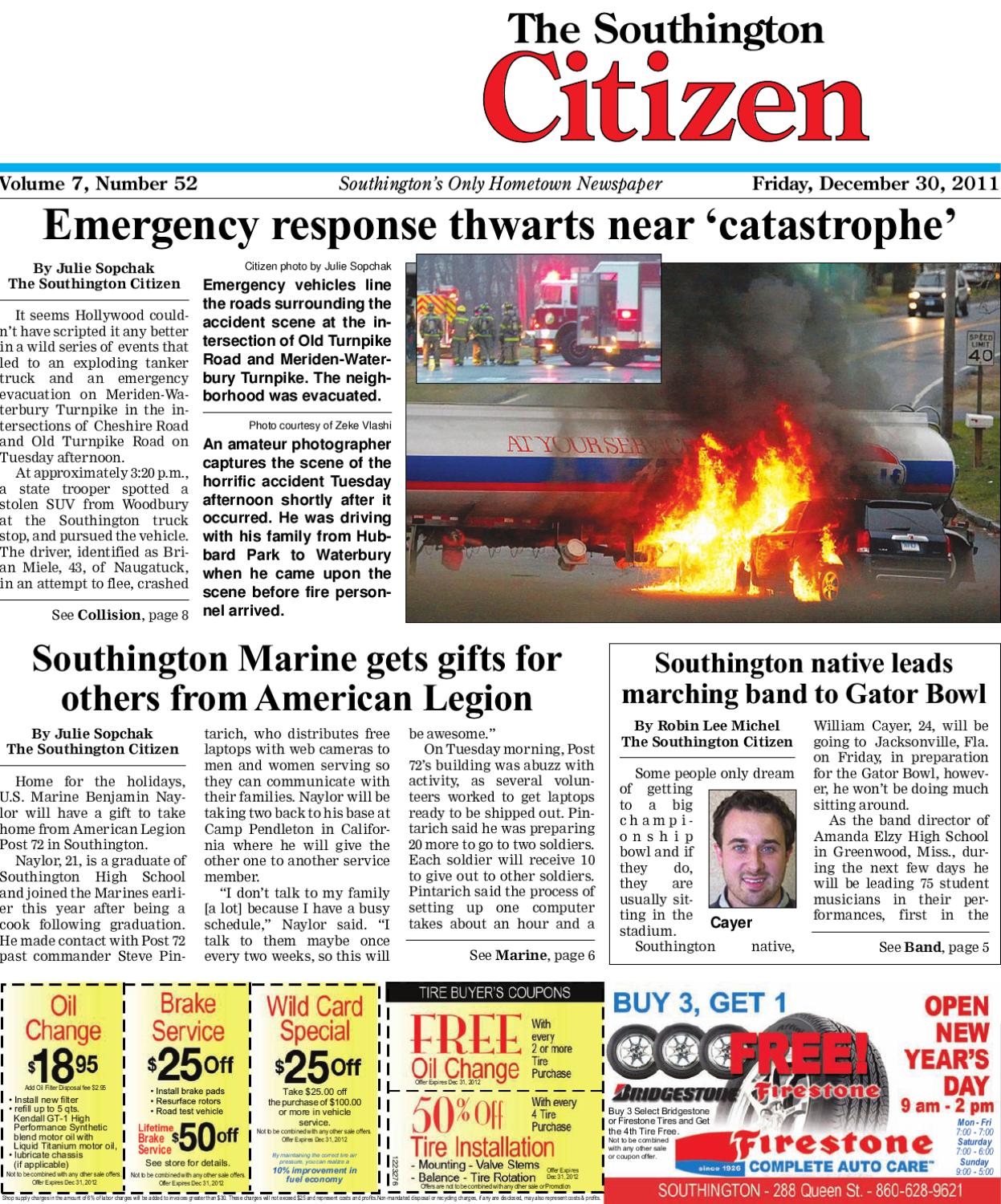 12 30 2011 Southington Citizen by Dan Champagne issuu page 1