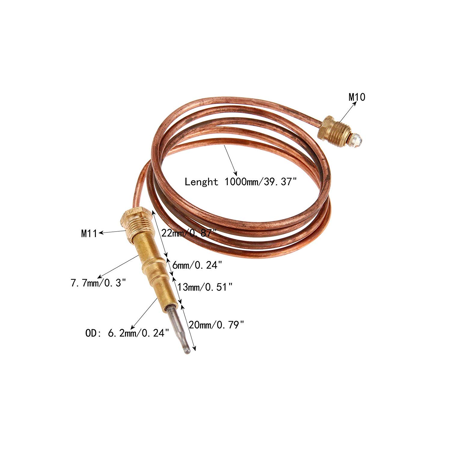 Amazon Aupoko Universal Gas Thermocouple 27 5" Direct 61y6g UYhDL SL1500