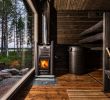 Thousand Oaks Fireplace Unique Valmissauna Väinämö Salvos Sauna