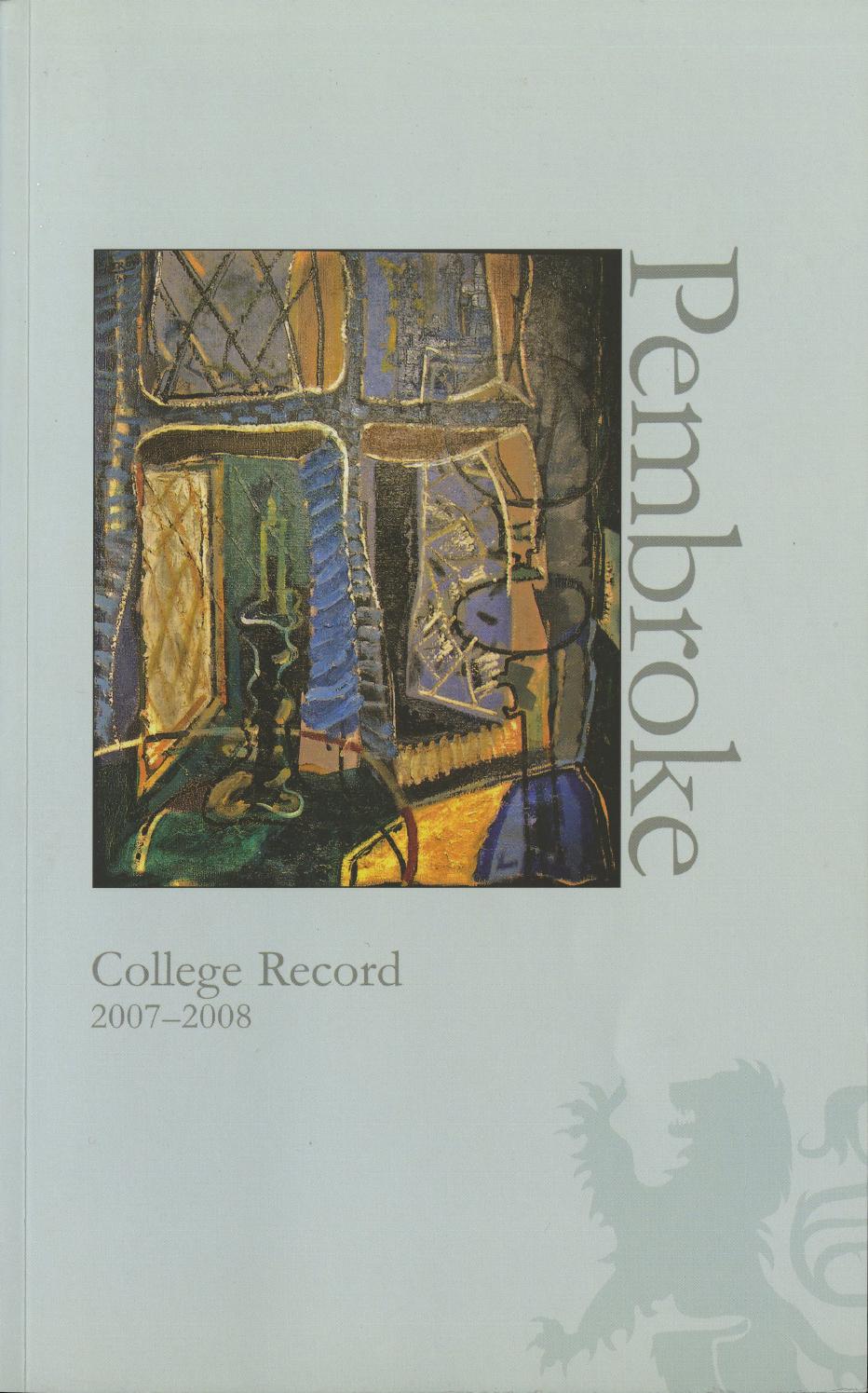 Tiffany Fireplace Screen Inspirational Pembroke College Record Oxford 2007 2008 by Pembroke