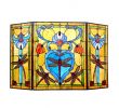 Tiffany Fireplace Screen New Stained Glass Fireplace Screen Glass Designs