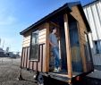 Tiny House Fireplace New Tiny House Drawing attention while Being Constructed