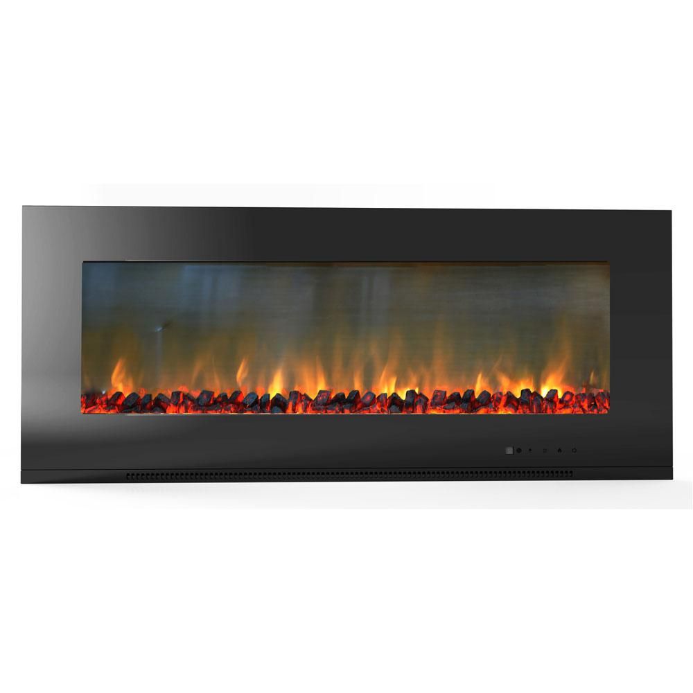 Touchstone 80004 Sideline Electric Fireplace Best Of Best Choice Products 1500w 50" Heat Adjustable In Wall