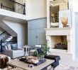 Transitional Fireplace Lovely Home Interior Design — French Country Blue Built Ins