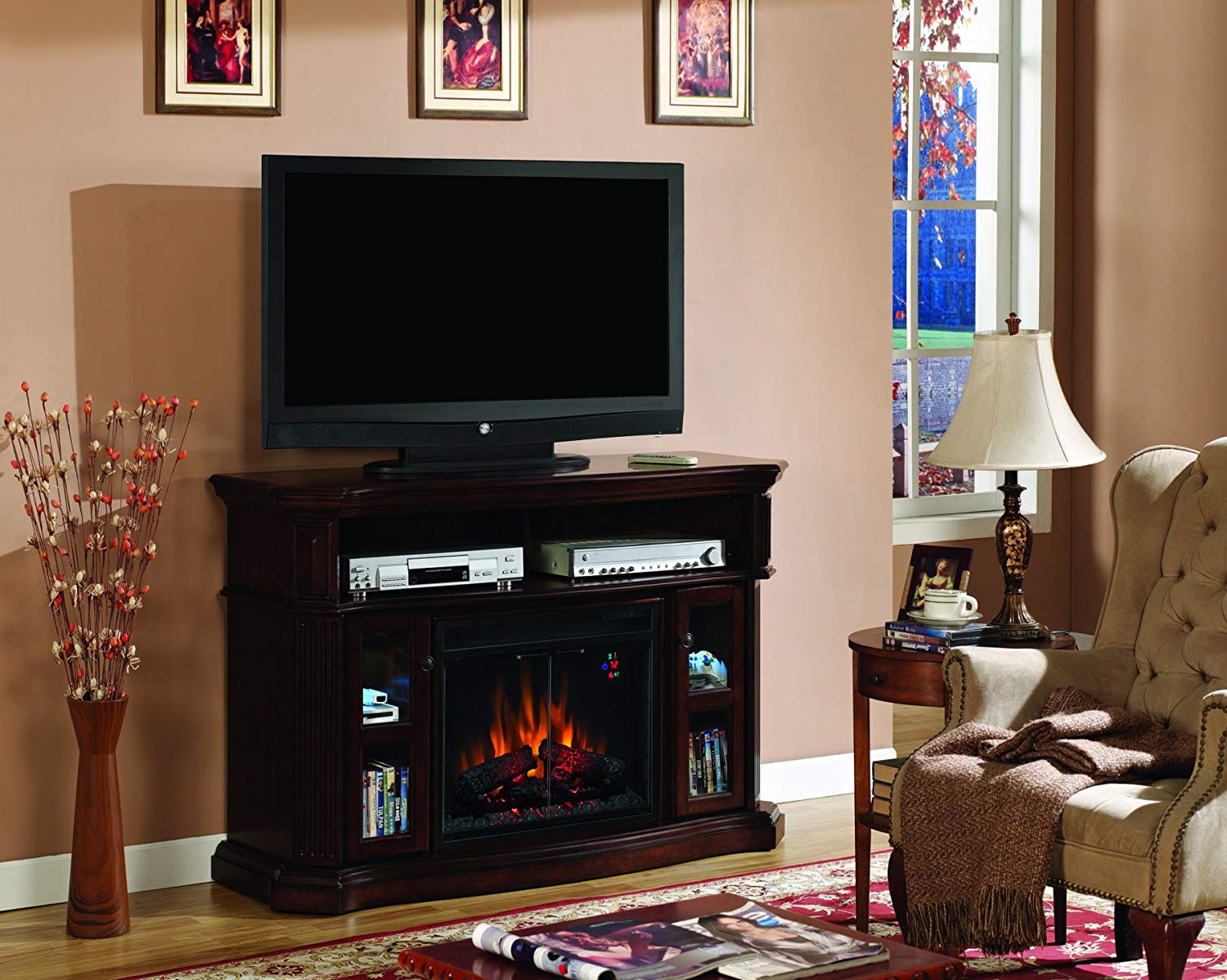 Tresanti Fireplace Console Inspirational Classic Flame 23mm1297 C259 Aberdeen Media Electric Fireplace