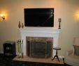 Tv Above Fireplace Mantel Lovely Installing Tv Above Fireplace Charming Fireplace