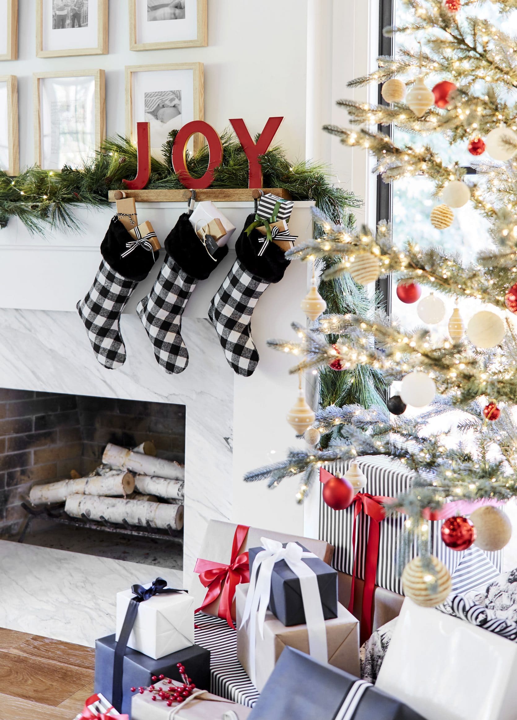 Tv Above Fireplace too High Elegant 14 Ideas for How to Hang & Style Your Stockings with or