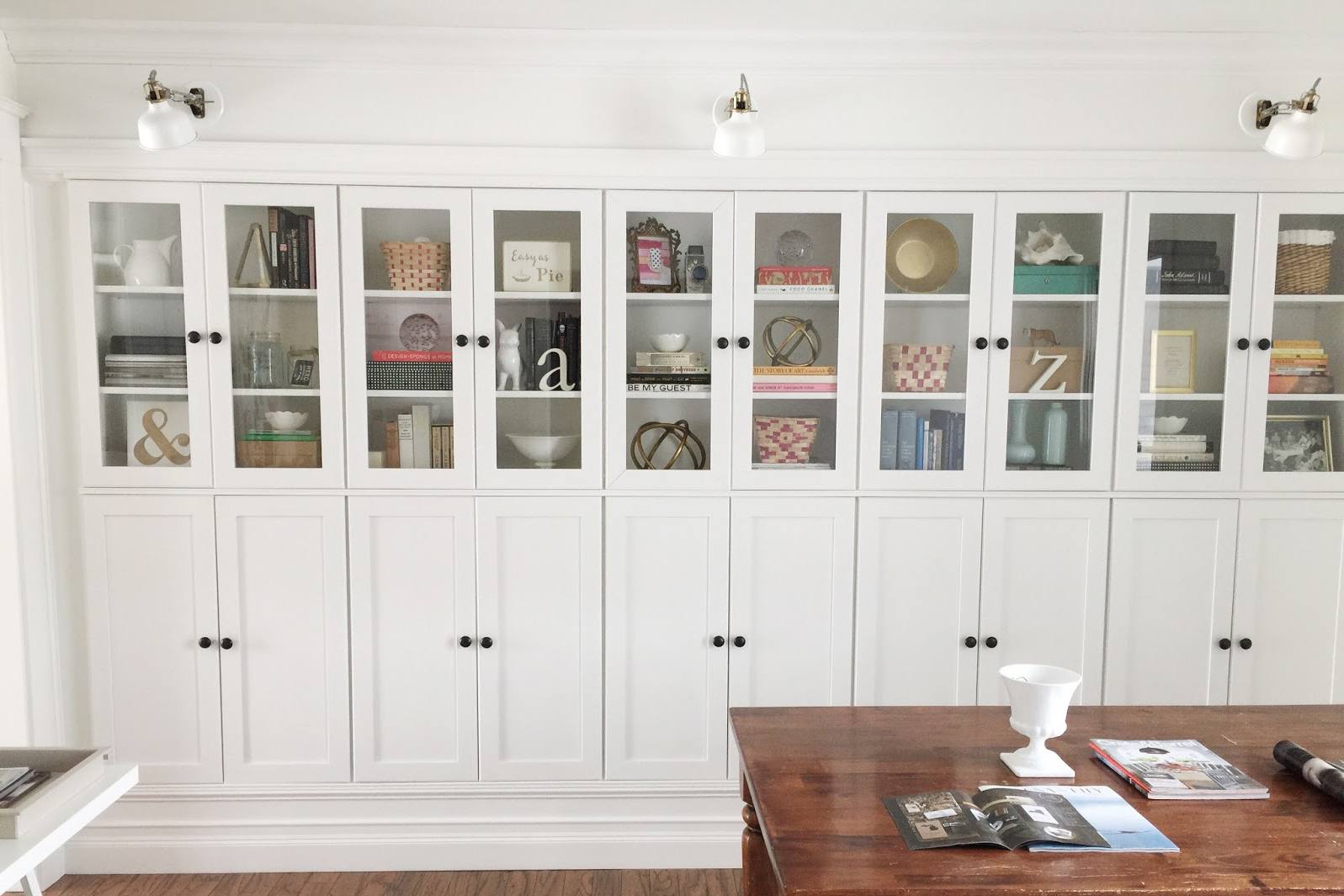 19 Ingenious IKEA Billy Bookcase Hacks billy bookcase hack via smallspaces wallcabinet storage supreme 56eae9ed3df78cb4b97be333