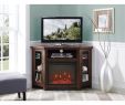 Tv Console with Fireplace Lovely 48 Wood Corner Fireplace Media Tv Stand Console Traditional