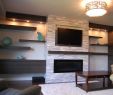 Tv Next to Fireplace Awesome Custom Modern Wall Unit Made Pletely From A Printed