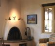 Two Sided Fireplace Lovely Kiva Style Fireplace Las Campanas Bedroom Vignette