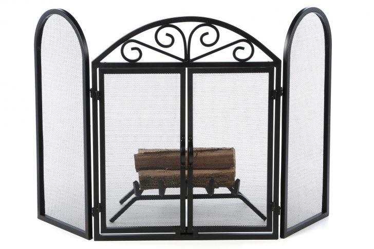 Uniflame Fireplace Screen Lovely 3 Panel Iron Fireplace Screen
