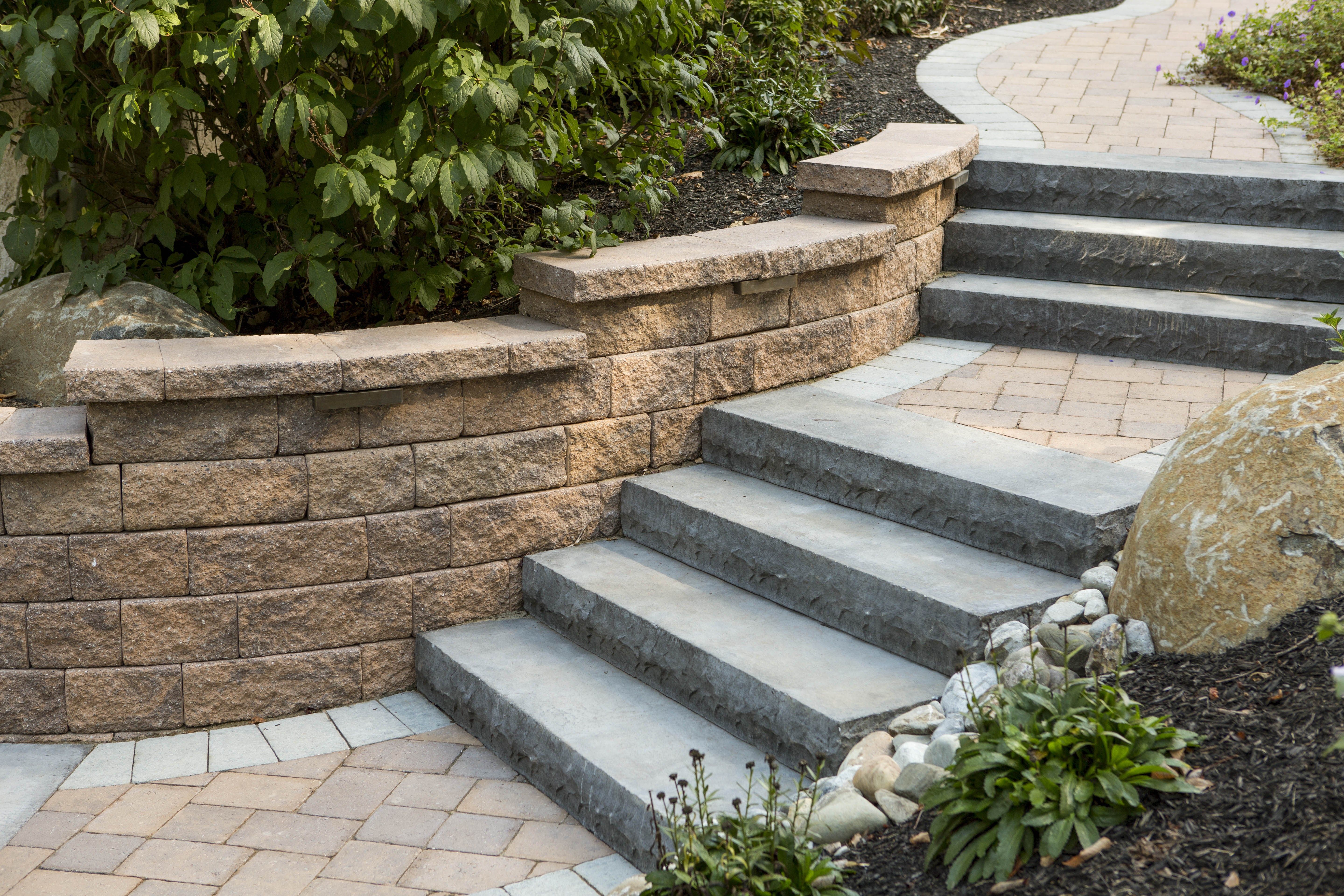 Paver And Wall Design Ideas in 2019 dc874de5c3c36a c