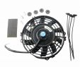 Universal Fireplace Blower Kit New Details About 7" Inch Black Universal Electric Radiator Slim Fan Push Pull 12v Mounting Kit