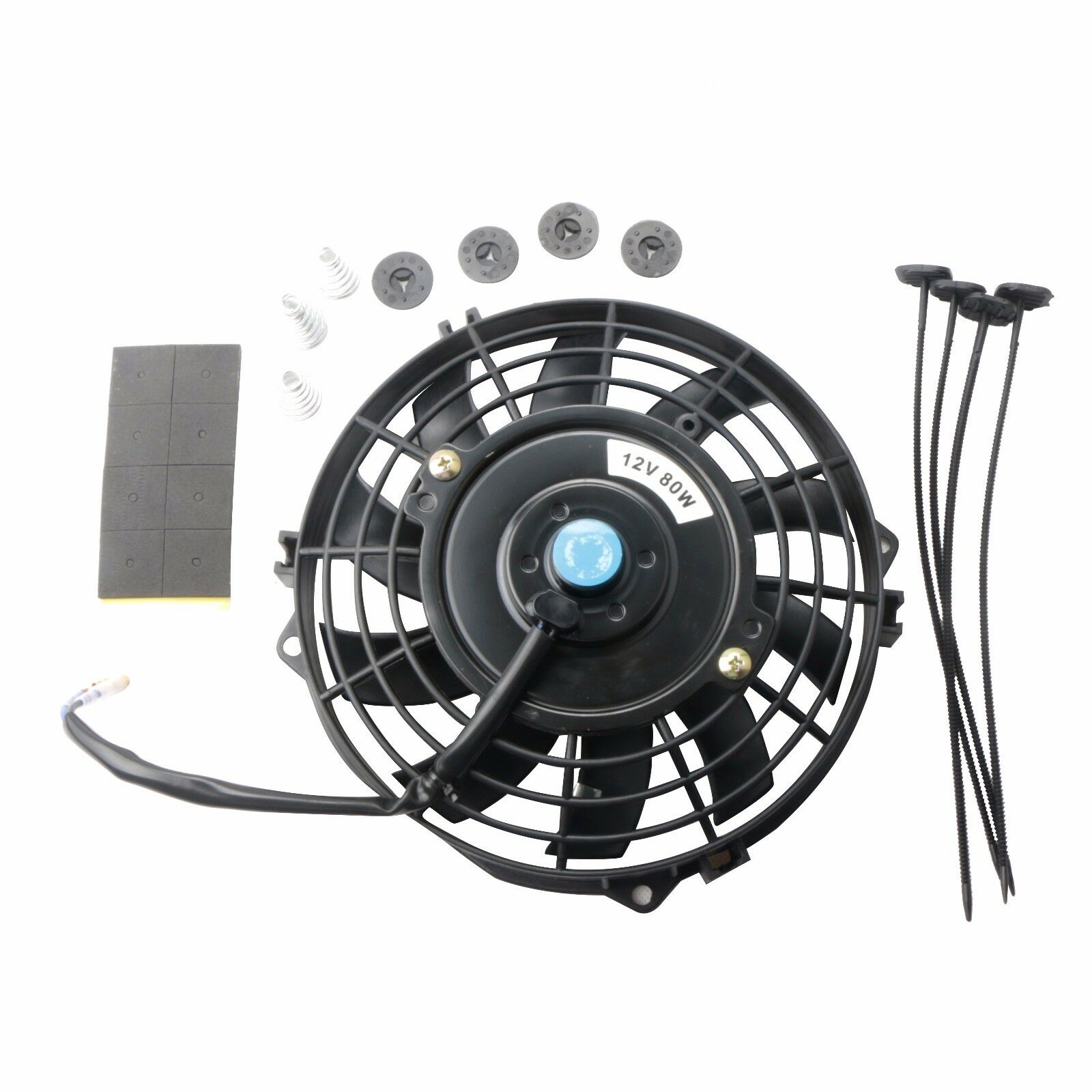 Universal Fireplace Blower Kit New Details About 7" Inch Black Universal Electric Radiator Slim Fan Push Pull 12v Mounting Kit