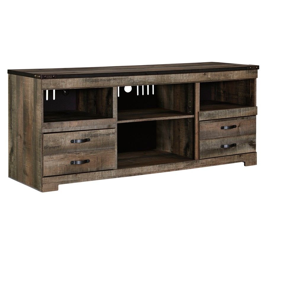 Value City Tv Stand with Fireplace Awesome Media Center Brown Signature Design by ashley In 2019