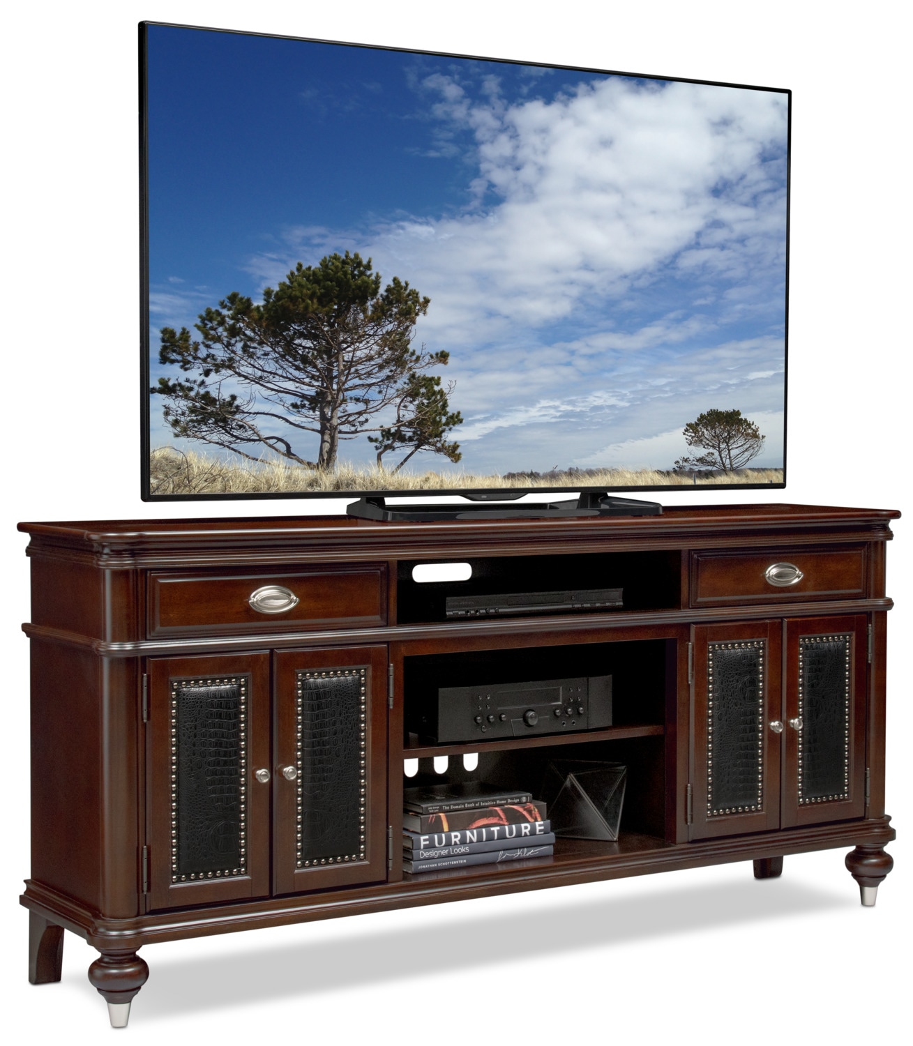 Esquire 55" TV Stand Merlot Products in 2019 9b a4b f00ac2845b1e46a