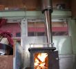 Venting A Wood Stove Through A Fireplace Awesome Little Cod Wood Stove – Bus Building