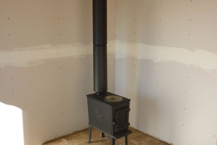 Venting A Wood Stove Through A Fireplace Best Of Wood Stove and Chimney Tin Can Cabin
