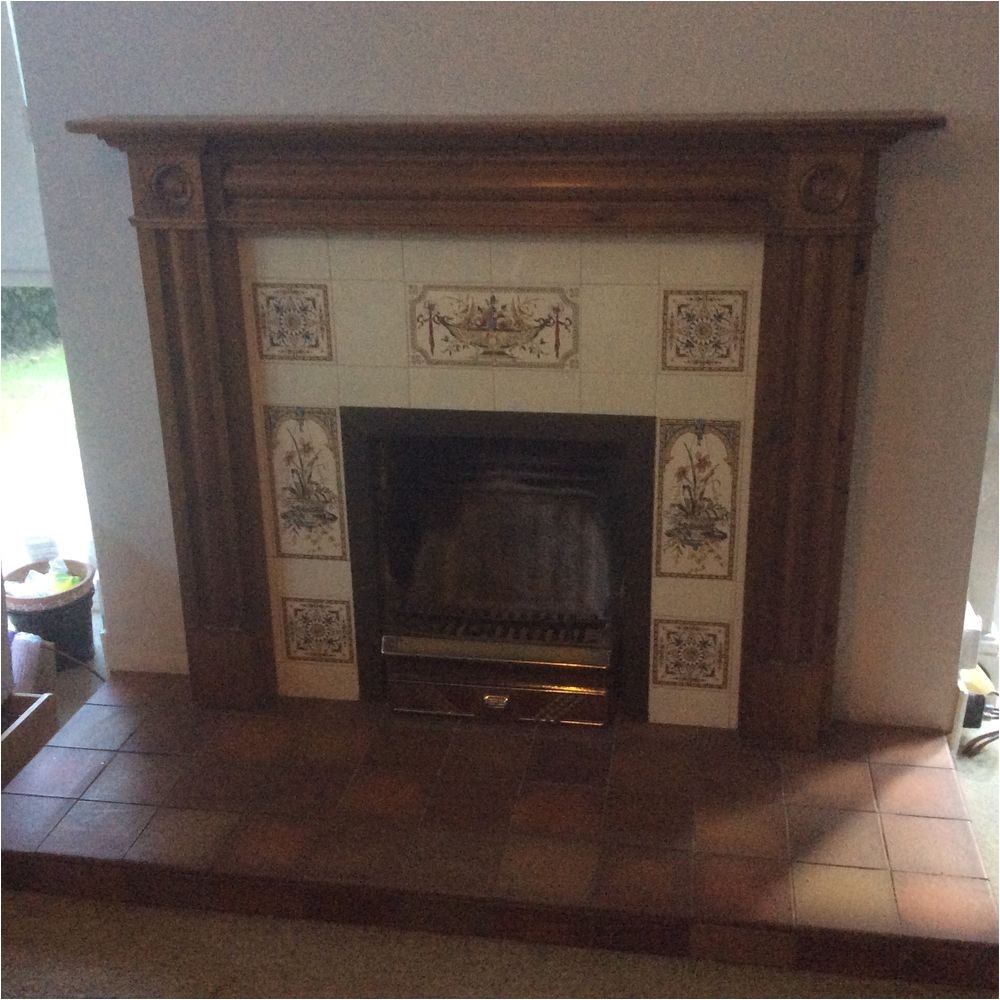 refurbished victorian fireplaces victorian look tiled fireplace plete with wood surround tiled of refurbished victorian fireplaces