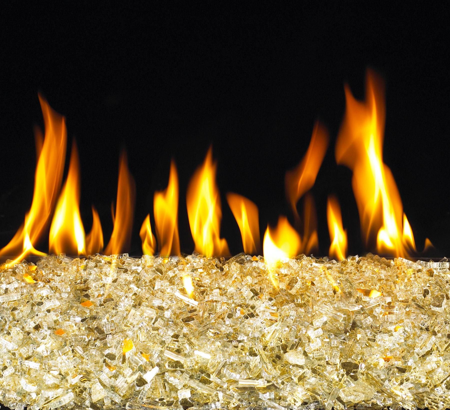 GL 7 HR R H Peterson Gold Reflective Fireplace Glass 0d1c5a105f07c4f24d2dd77e8ee8e235
