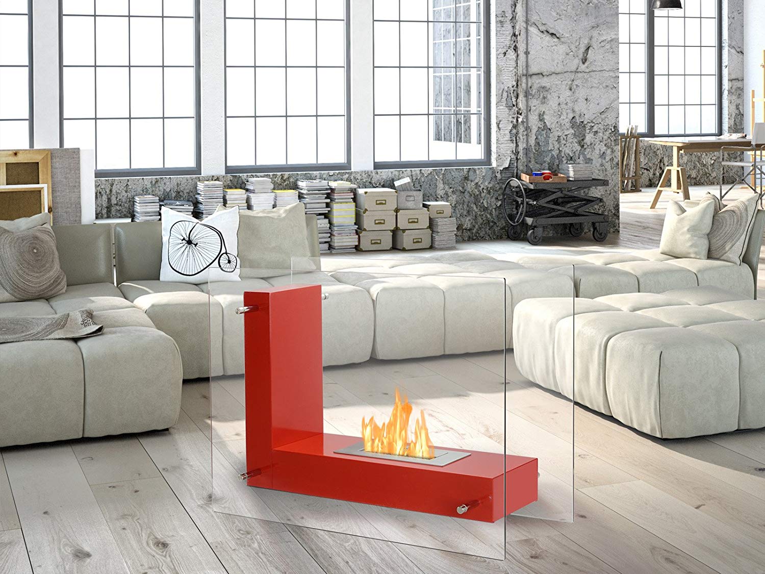 Vitrum Ethanol Fireplace Unique Ignis Ventless Bio Ethanol Fireplace Vitrum L Red Blog