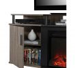 Walker Edison Fireplace Tv Stand Beautiful Ameriwood Windsor 70 In Weathered Oak Tv Console with