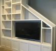 Wall Entertainment Center with Fireplace Fresh Entertainment Center Designed to Fit Staircase Wall